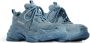 Balenciaga Triple S denim low-top sneakers Blue - Thumbnail 2