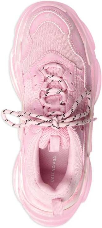 Balenciaga Triple S faded sneakers Pink