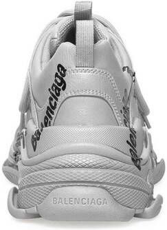 Balenciaga Triple S logo-print sneakers Grey