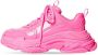Balenciaga Triple S patent-finish sneakers Pink - Thumbnail 5