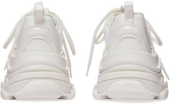 Balenciaga Triple S patent-finish sneakers White