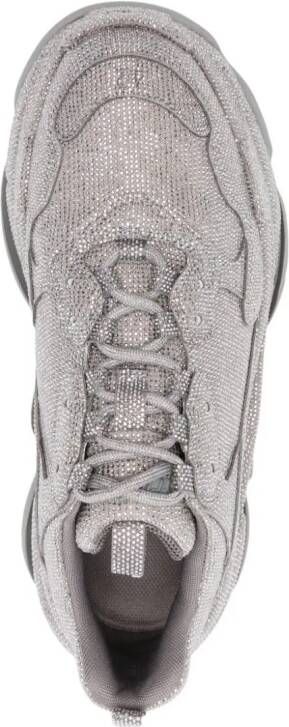 Balenciaga Triple S rhinestone-embellished sneakers Grey