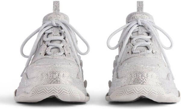 Balenciaga Triple S rhinestone-embellished sneakers White