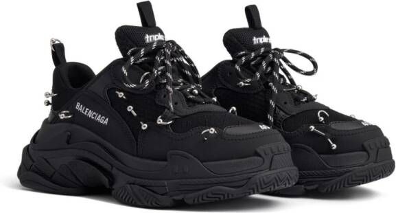Balenciaga Triple S Sneaker With Piercings Black