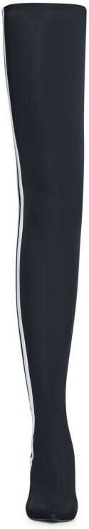 Balenciaga x adidas Knife 110mm thigh-length boots Black