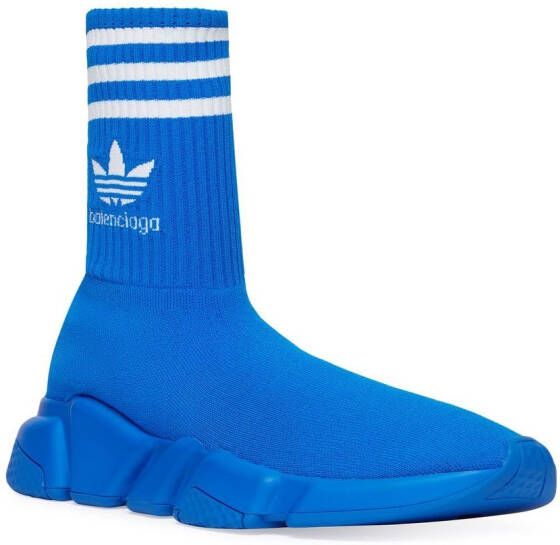 Balenciaga x adidas Speed high-top sneakers Blue