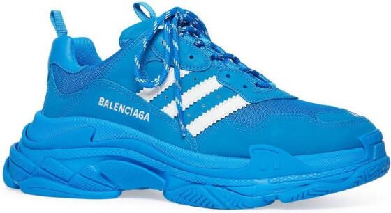 Balenciaga x adidas Triple S sneakers Blue