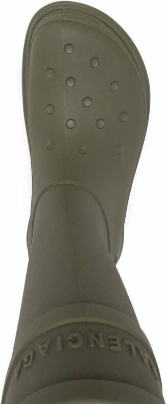 Balenciaga x Crocs chunky rain boots Green