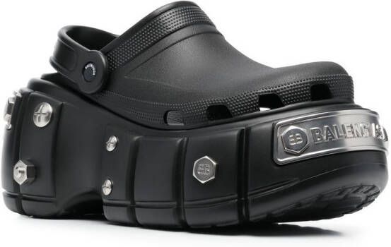 Balenciaga x Crocs Hardcrocs sandals Black