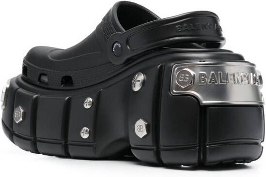 Balenciaga x Crocs Hardcrocs sandals Black