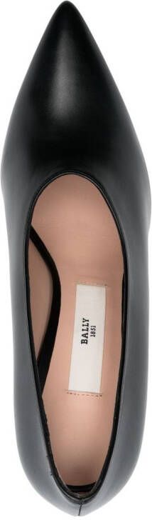 Bally 110mm heeled leather pumps Black