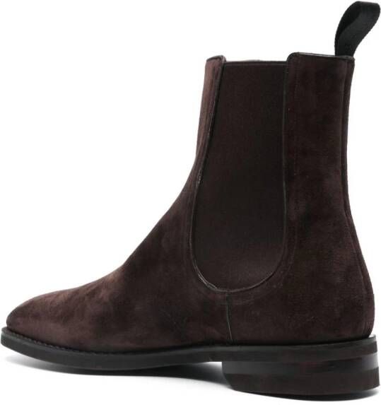 Bally 30mm suede ankle boots Brown