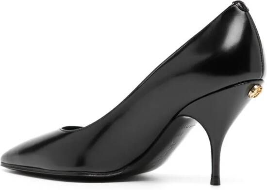 Bally 60mm leather pumps Black