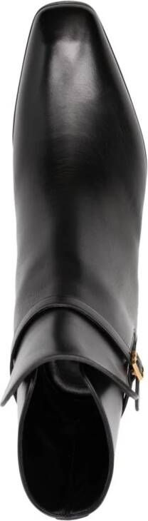 Bally 70mm leather ankle boots Black