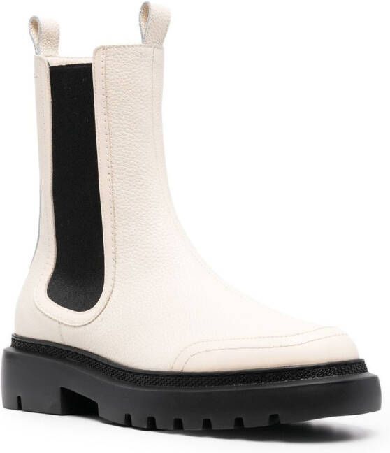 Bally ankle-length leather boots Neutrals