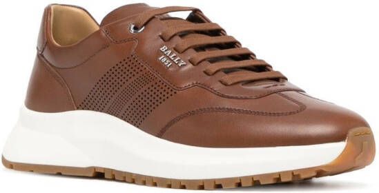 Bally Asken low-top lace-up sneakers Brown