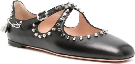Bally Baunty studded ballerina shoes Black