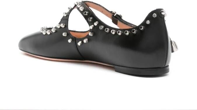 Bally Baunty studded ballerina shoes Black