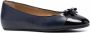 Bally bow-detail leather ballerina shoes Blue - Thumbnail 2