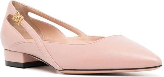 Bally buckle-detail leather pumps Pink