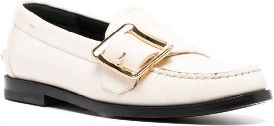 Bally buckle-detail loafers White