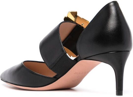 Bally buckle-detail pointed pumps Black