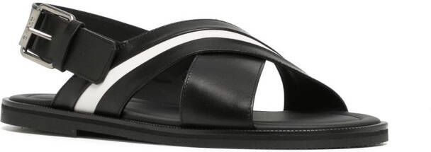 Bally buckle-fastening open-toe sandals Black
