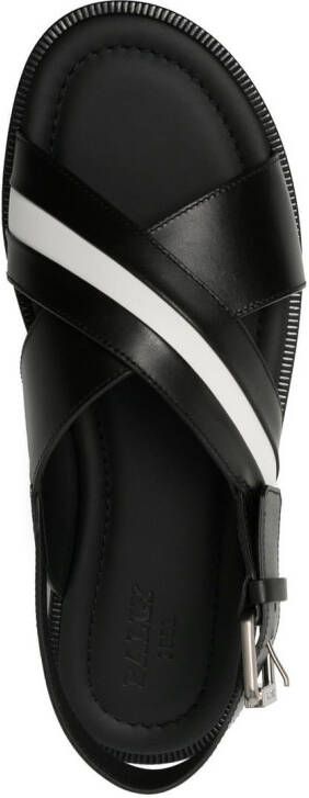 Bally buckle-fastening open-toe sandals Black