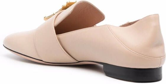 Bally buckle strap foldable heel loafers Neutrals