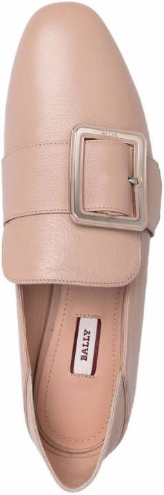 Bally buckled leather loafers Neutrals