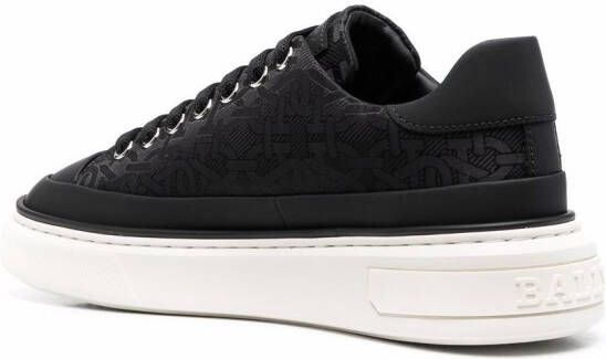 Bally chain-print low-top sneakers Black