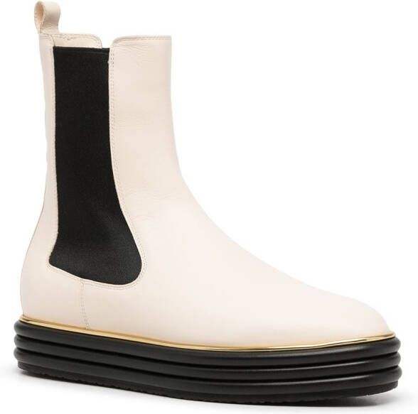Bally Chelsea ankle boots White