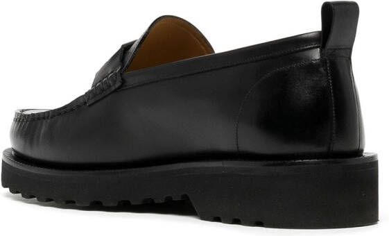 Bally chunky sole loafers Black