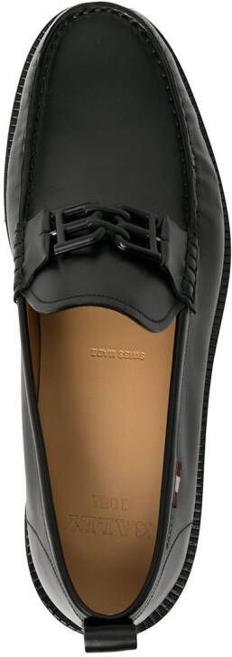 Bally chunky sole loafers Black