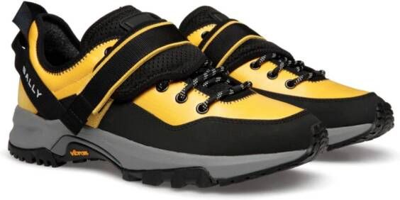 Bally colour-block low-top sneakers Yellow