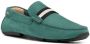 Bally crossover strap detail loafers Green - Thumbnail 2