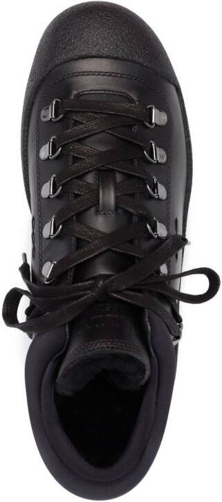 Bally Curyal fur-lined leather boots Black