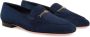 Bally Daily Emblem leather loafers Blue - Thumbnail 2