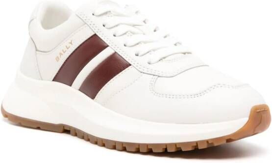 Bally Darsyl striped leather sneakers White