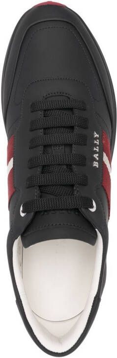 Bally Daryn lace-up panelled sneakers Black