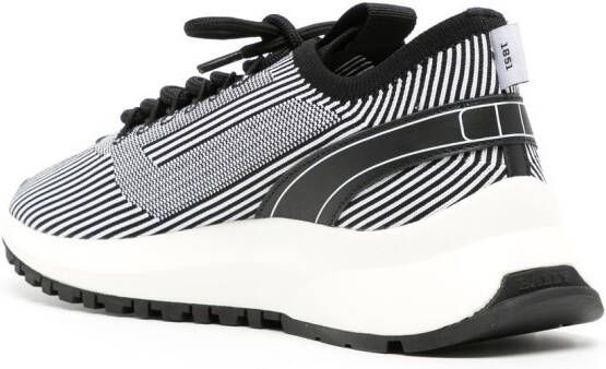 Bally striped low-top sneakers Black