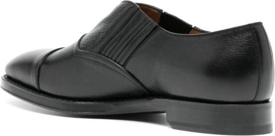 Bally elasticated-panels leather loafers Black