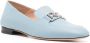 Bally Ella 10mm logo-plaque leather loafers Blue - Thumbnail 2