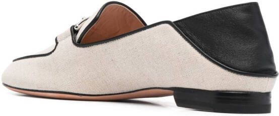 Bally Ellah leather flat shoes Neutrals