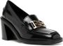 Bally Ellyayne 75 square-toe leather pumps Black - Thumbnail 2