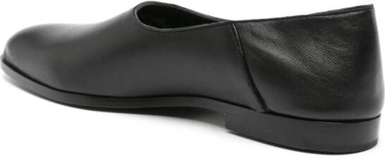 Bally Emblem leather balllerina shoes Black
