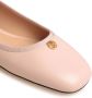 Bally Emblem-plaque leather ballerina shoes Neutrals - Thumbnail 4