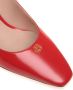 Bally Emblem-plaque slingback leather pumps Red - Thumbnail 4