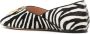 Bally Emblem zebra-print leather ballerinas Black - Thumbnail 3