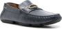 Bally embossed crocodile-effect loafers Blue - Thumbnail 2